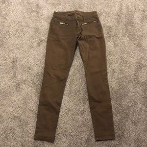 Michael Kors Olive skinny jeans